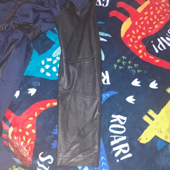 Vera moda sz medium blue worn couple time faux leather - Picture 4 of 8